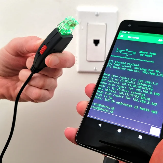 Hak5 Shark Jack pocket-sized wired network attack tool
